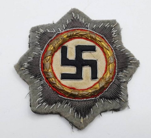 I - MILITARIA STORICA -  - HEER-SS    CROCE DI GERMANIA ORO  IN STOFFA.