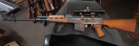 E - ARMI ATTIVE -  - FUCILE SEMIAUTO ZASTAVA  M.76   SNIPER   Cal. 8x57JS.