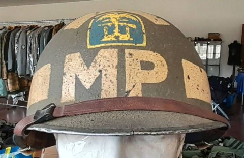 I - MILITARIA STORICA -  - US     ELMETTO M.1  GANCI MOBILI  II GM  �M.P.�