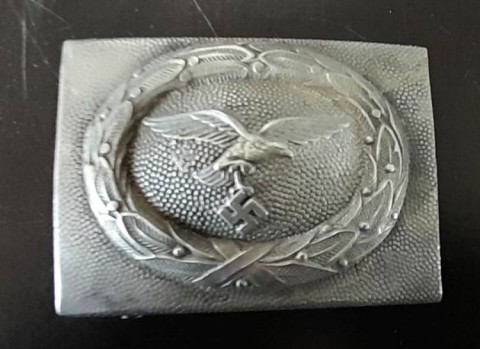 I - MILITARIA STORICA -  - LW    FIBBIA TRUPPA   ALL.  IN DUE PEZZI  �RZM  M7 / 42�.