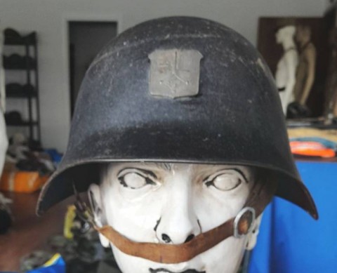 I - MILITARIA STORICA -  - CH    ELMETTO  M.18   POMPIERI GINEVRA.