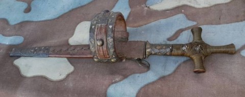 C - ARMI ANTICHE -  - TELEK   Tuareg   Lama Bronzo.    Algeria/Marocco,  SEC. XIX	  			320,00