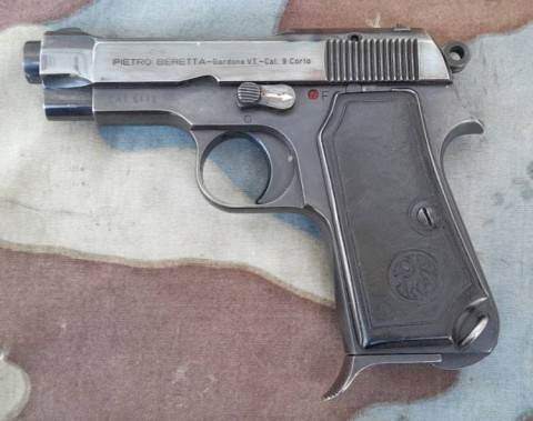 F - ARMI DISATTIVATE -  - PISTOLA   BERETTA M.34    Cal. 9 Corto  < 1945.	