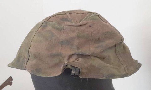I - MILITARIA STORICA -  - W-SS   COPRIELMELMETTO  x M. 35/42 IN TELA MIM.   COPIA .