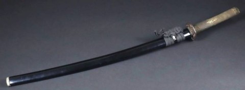 C - ARMI ANTICHE -  - 055   KATANA  (Showa 8� = 1933)   Mei  Echigo ju Sadatoshi  越後住貞寿   in Koshirae.