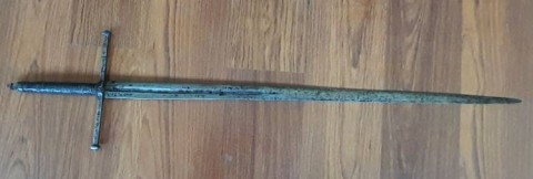 C - ARMI ANTICHE -  - SPADONE A UNA MANO E MEZZA  �Venezia�  1480-1510.	