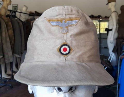 I - MILITARIA STORICA -  - HEER-DAK 	 TROPENMUTZE  M.41  (1942  Tg.57).