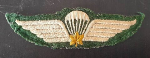 I - MILITARIA STORICA -  - CAN.  BREVETTO  PARACADUTISTI  DA GIACCA/GIACCONI  II GM.