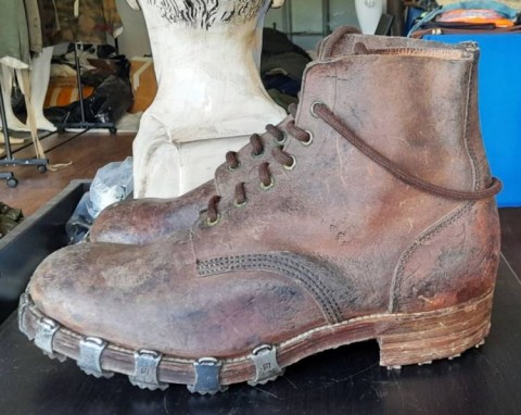 I - MILITARIA STORICA -  - GB    SCARPONI  DA MONTAGNA  �FINNISH PATTERN�. 