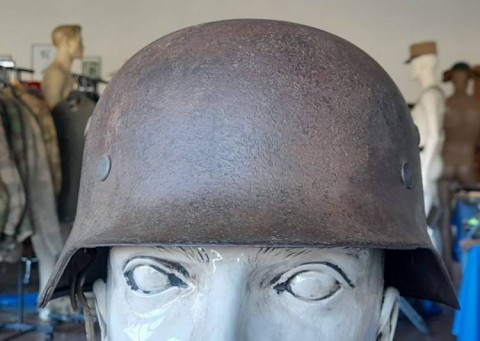 I - MILITARIA STORICA -  - HEER	ELMETTO M.35   MONOFREGIO.
