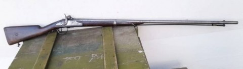 F - ARMI DISATTIVATE -  - FUCILE Militare a Pietra Trasformato Luminello (M.1822T) / Caccia  Cal.16   �M.re R.le de Charleville�.