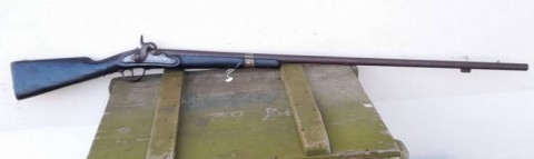 F - ARMI DISATTIVATE -  - FUCILE  Militare a Pietra Trasformato Luminello (M.1822T) / Caccia    Cal.12    Matr. 1577.