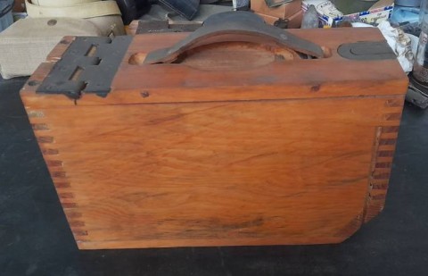 H - ACCESSORI -  - US   CASSETTA LEGNO PORTAMUINIZIONI  BROWNING  1919A4  CAL. 7,62