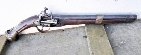 F - ARMI DISATTIVATE -  - PISTOLA   A PIETRA  BATTERIA  ALLA MICHELETTA, NAPOLI   Sec. XVIII.