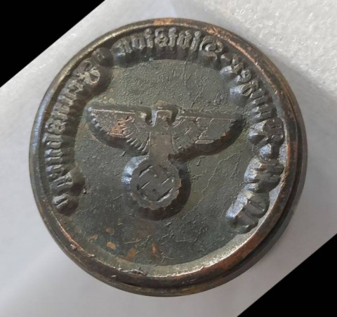 I - MILITARIA STORICA -  - SS	TIMBRO  Rotondo.    COPIA					40,00