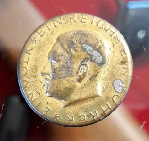 I - MILITARIA STORICA -  - NSDAP   SPILLA  Eine Volk � Eine Reich � Eine Fuhrer.