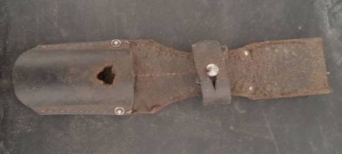 I - MILITARIA STORICA -  - WH-SS  DRAGONA BAY K98k  PELLE NERA CON FERMO.