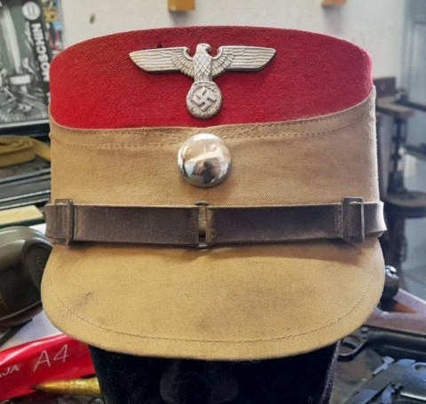 I - MILITARIA STORICA -  - SA	DIENSTMUTZE (KEPI)  TR./SOTT. DELL� SA-GRUPPEN STAFF.