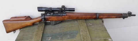 E - ARMI ATTIVE -  - FUCILE  ENFIELD  SAVAGE  N.4 MKI* (T).   OTTICA  N�32 MkI.